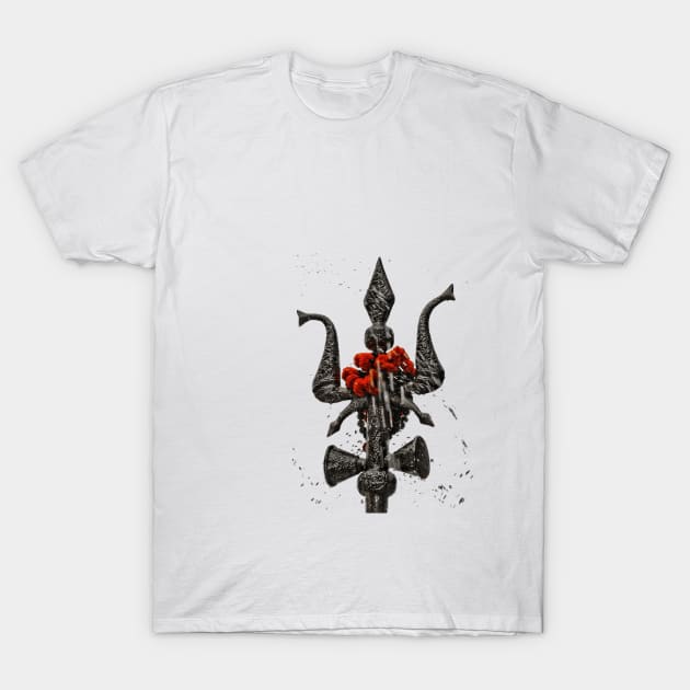 Shiva Trisul Hinduism T-Shirt by PlanetMonkey